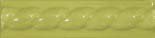 LISTELO 5X20 PINCELADO TRENZA VERDE PISTACHO - MLM